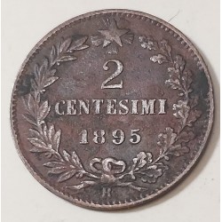 2 CENTESIMI 1895  